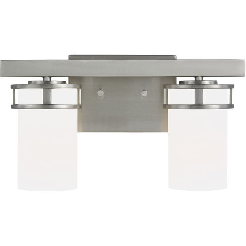 Robie 2 Light 14.63 inch Brushed Nickel Wall Bath Fixture Wall Light