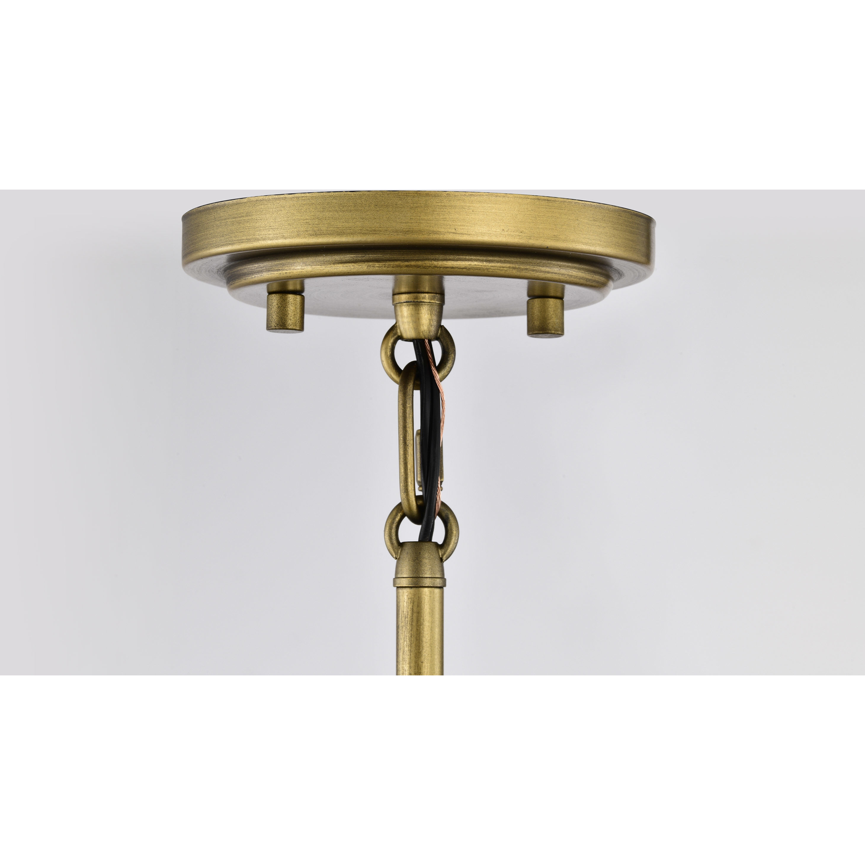 Lakeshore 1 Light 18 inch Natural Brass Pendant Ceiling Light