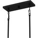 Caldwell 6 Light 38 inch Matte Black Island Light Ceiling Light