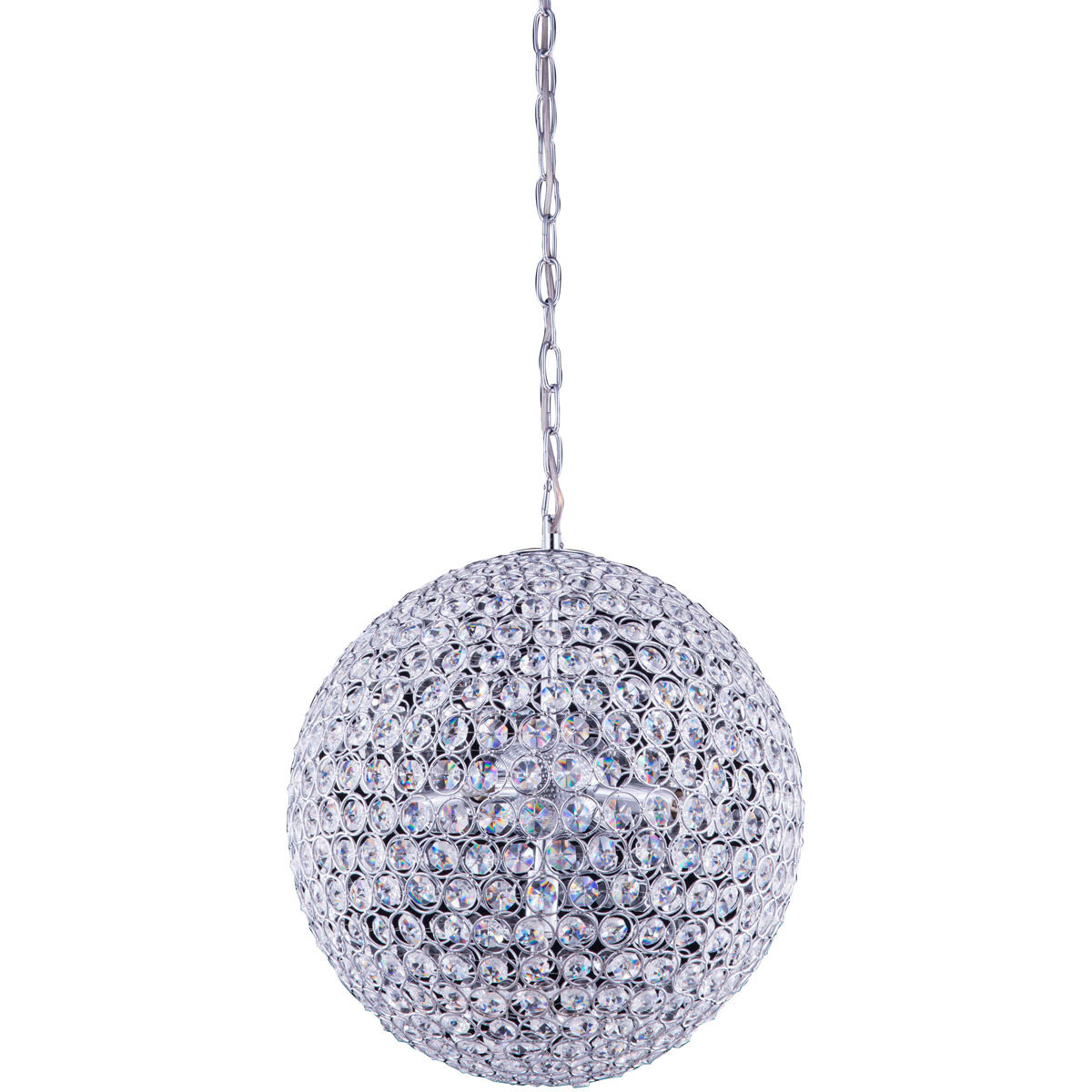 Cabaret 5 Light 14 inch Chrome Pendant Ceiling Light