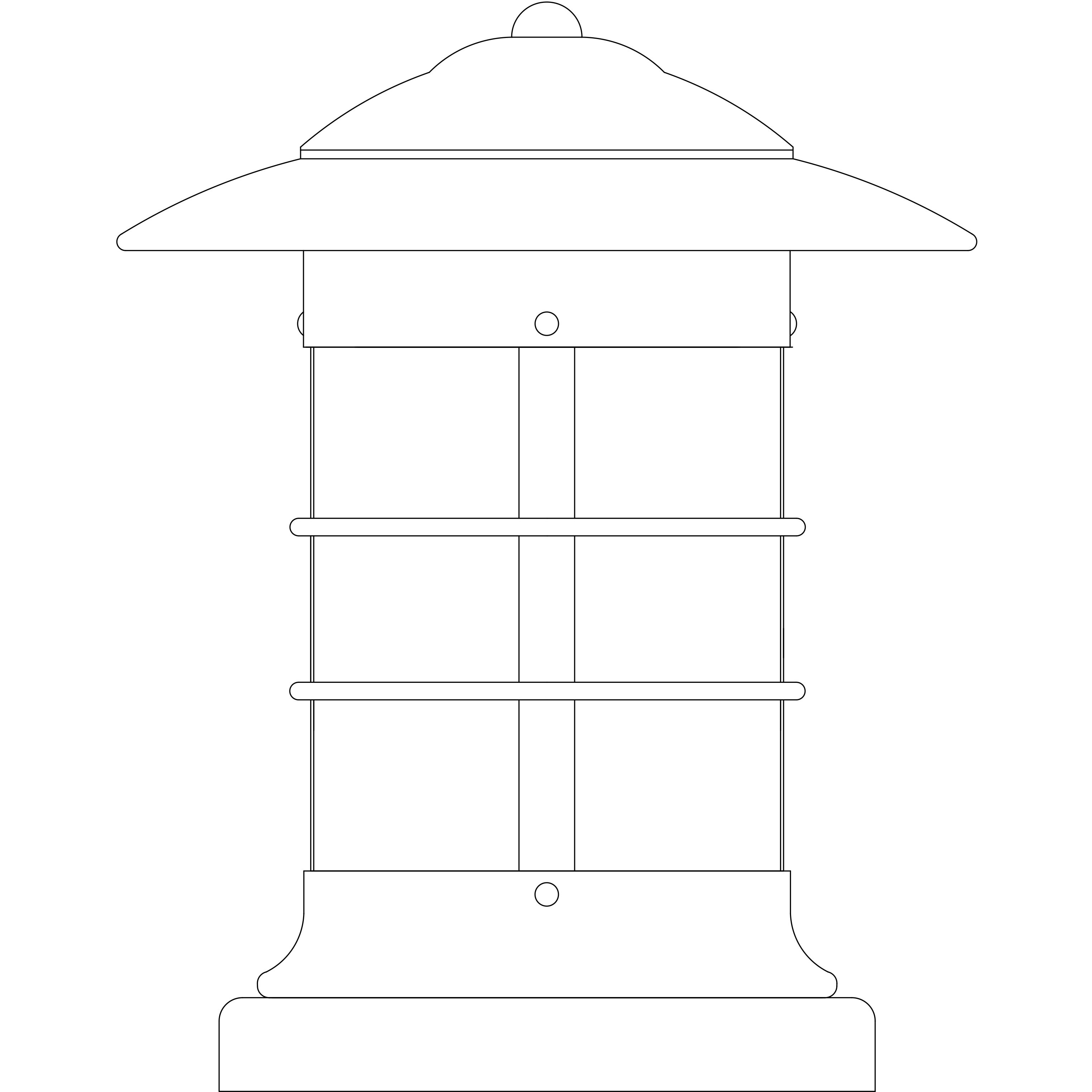 Newport 1 Light 11.62 inch Antique Copper Column Mount in White Opalescent