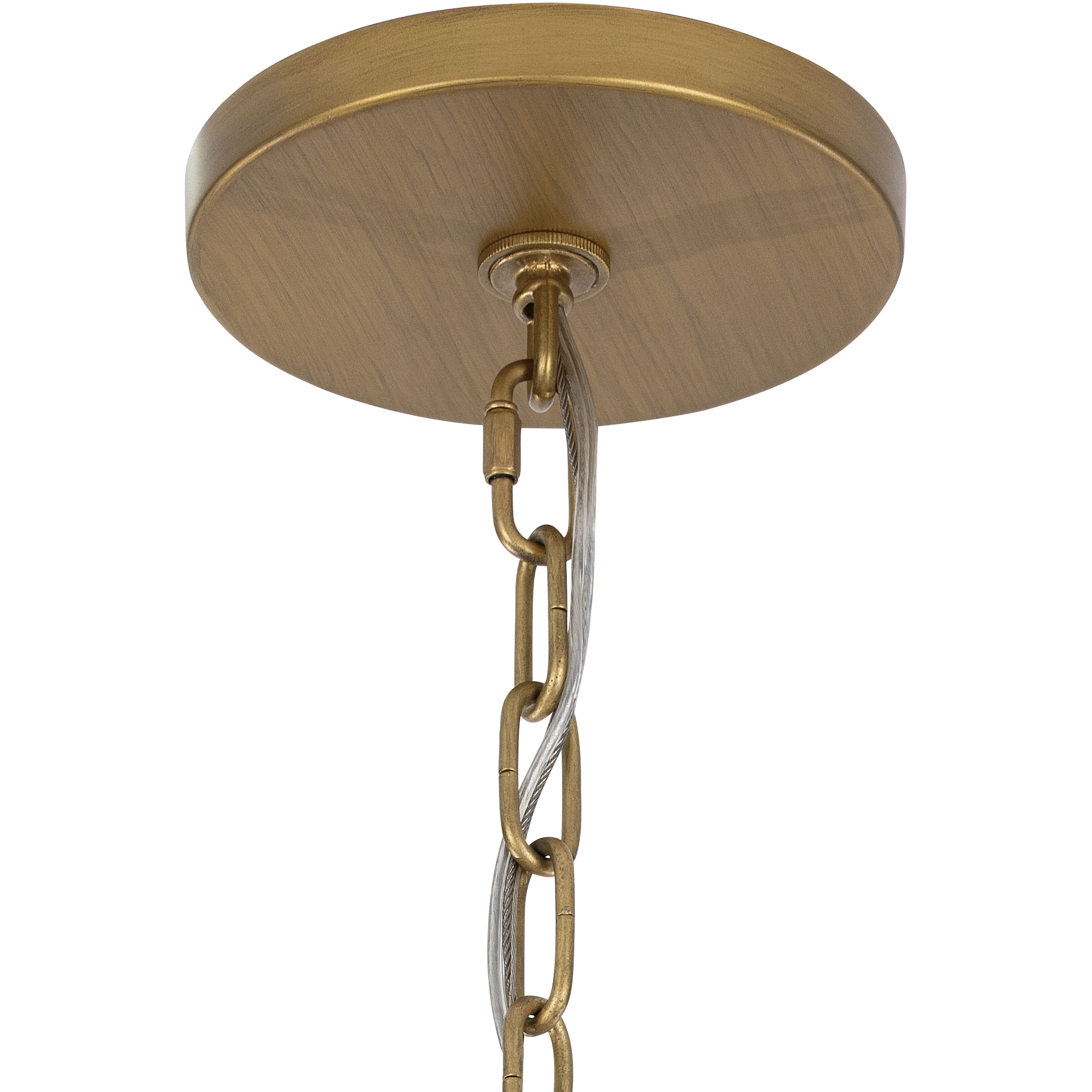 Coastlyn 9 Light 36.75 inch Legacy Brass Pendant Ceiling Light