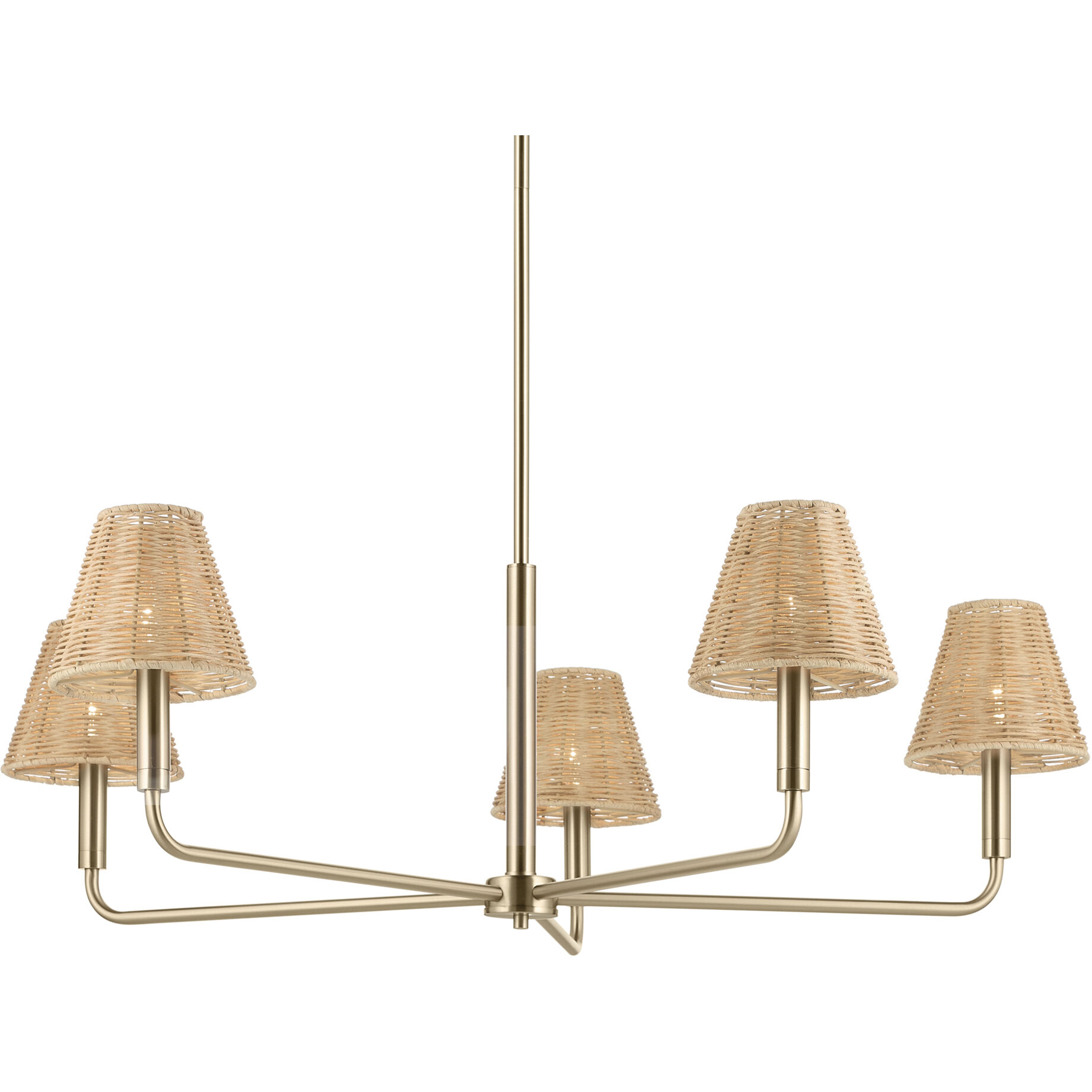 Bekah 5 Light Champagne Bronze Chandelier Ceiling Light