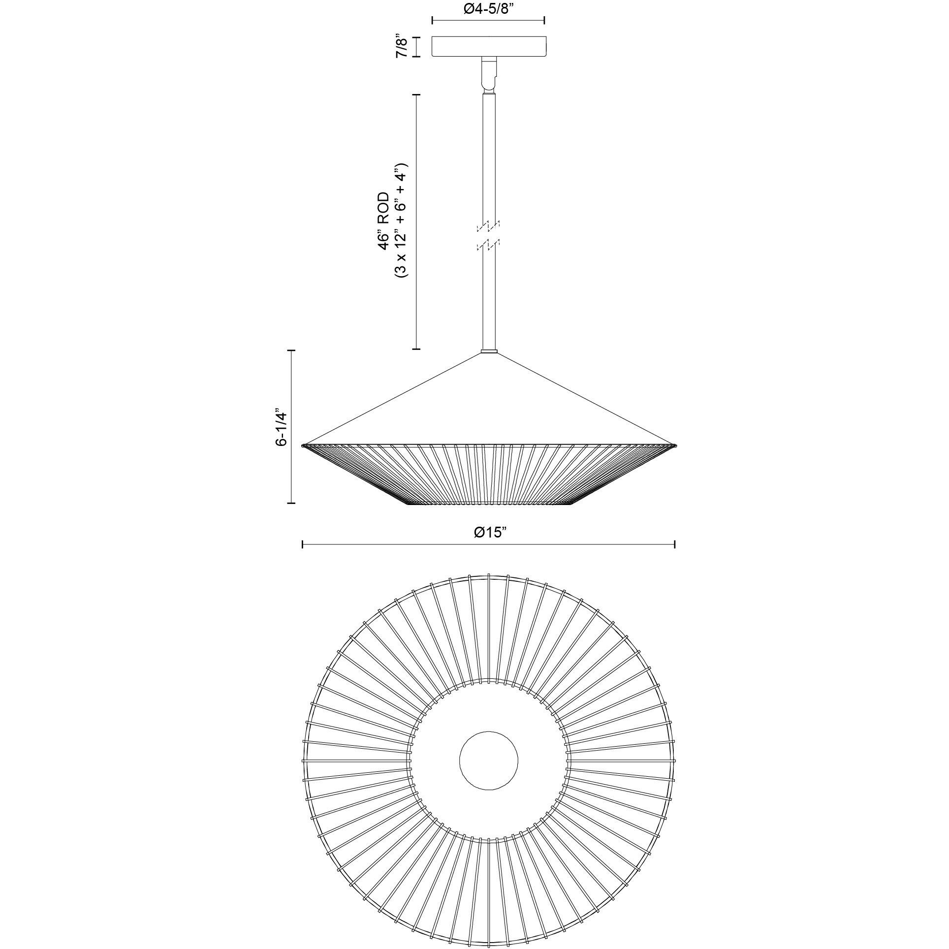 Alora Mood Daphne Pendant Ceiling Light in White and Brown Cotton Rope
