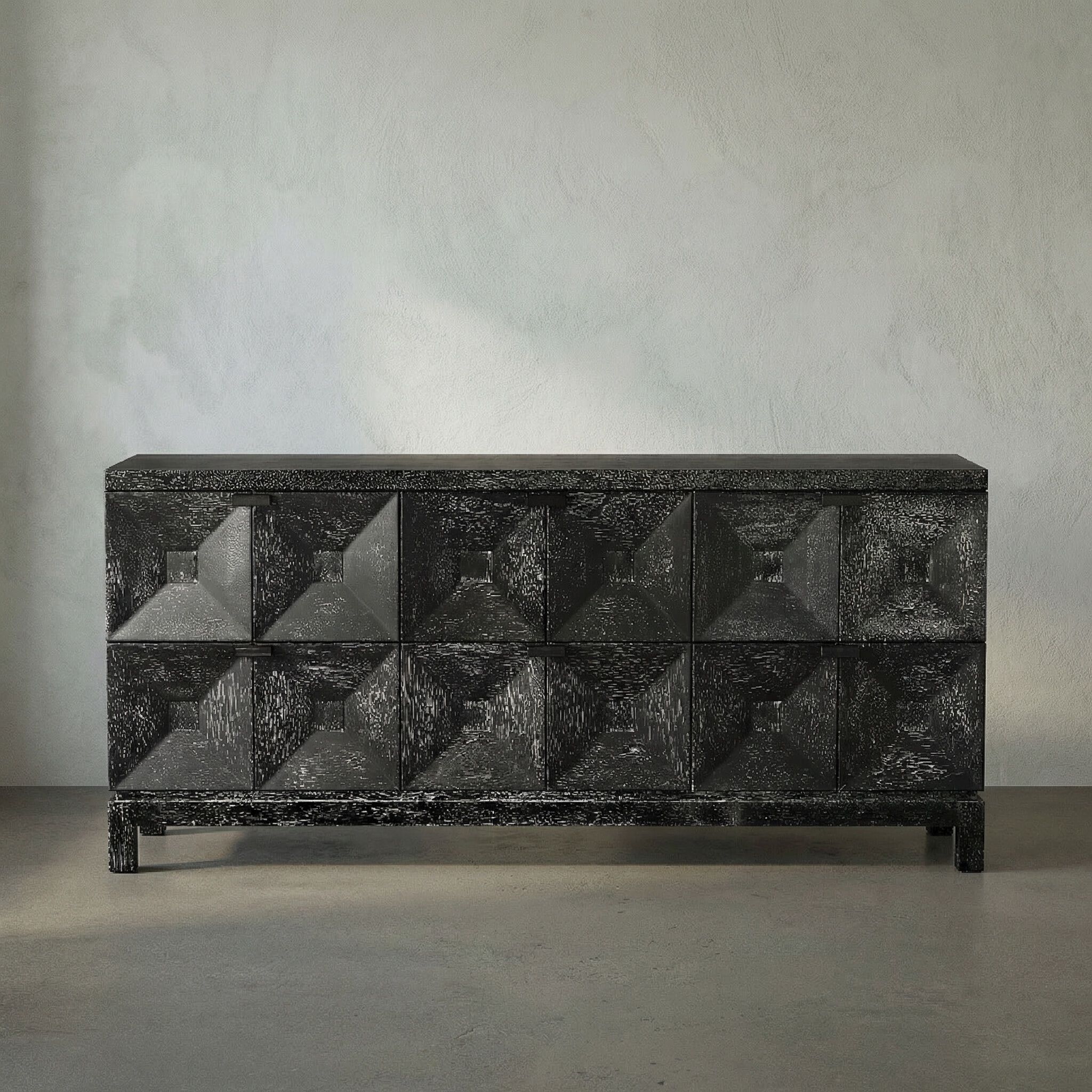 Musashi 72 X 22 inch Black Walnut Console