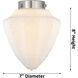 Franklin Restoration Bullet LED 18 inch Polished Nickel Bath Vanity Light Wall Light
