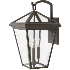 Estate Series Alford Place LED 21 inch Oil Rubbed Bronze Outdoor Wall Mount Lantern, Large
