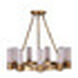 Contessa 9 Light 27 inch Natural Aged Brass Chandelier Ceiling Light