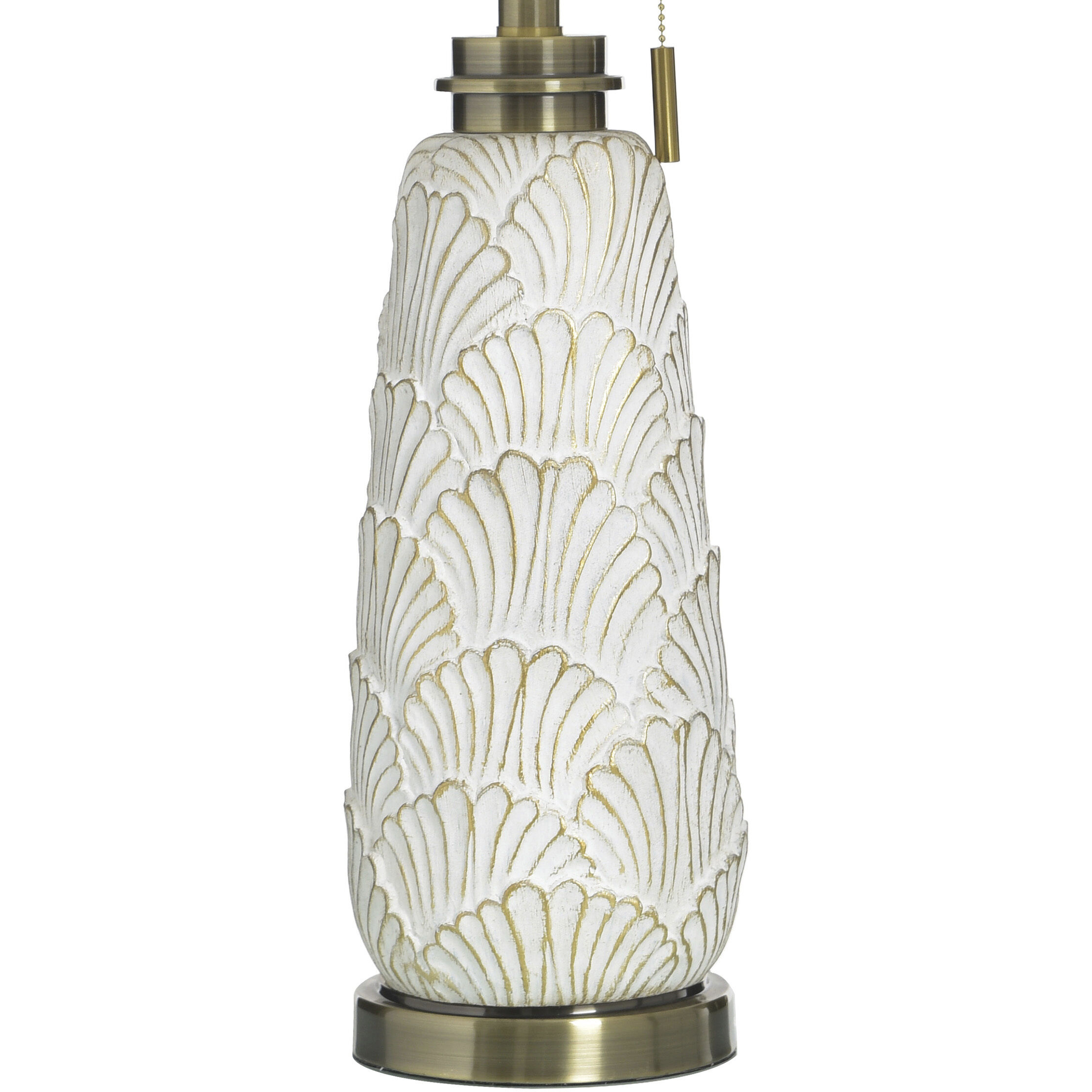 Joseph 29 inch 100 watt Gold Wash and Off White Table Lamp Portable Light
