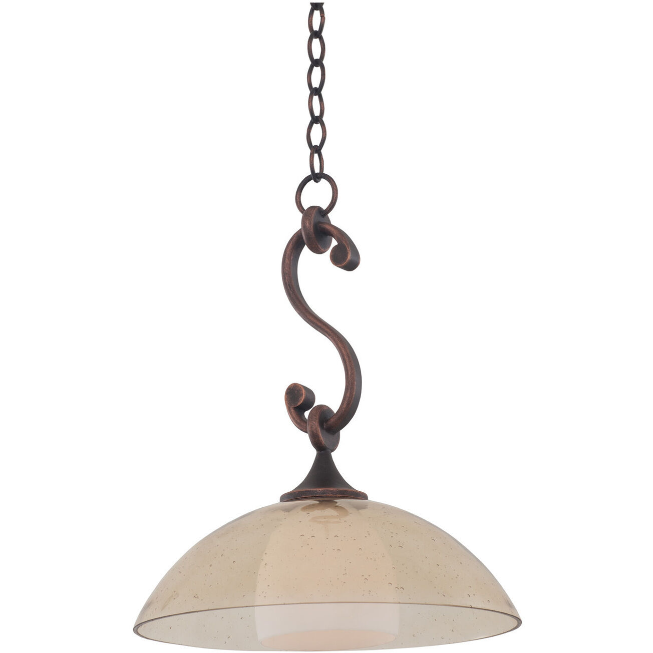 Arroyo 1 Light 15 inch Antique Copper Pendant Ceiling Light