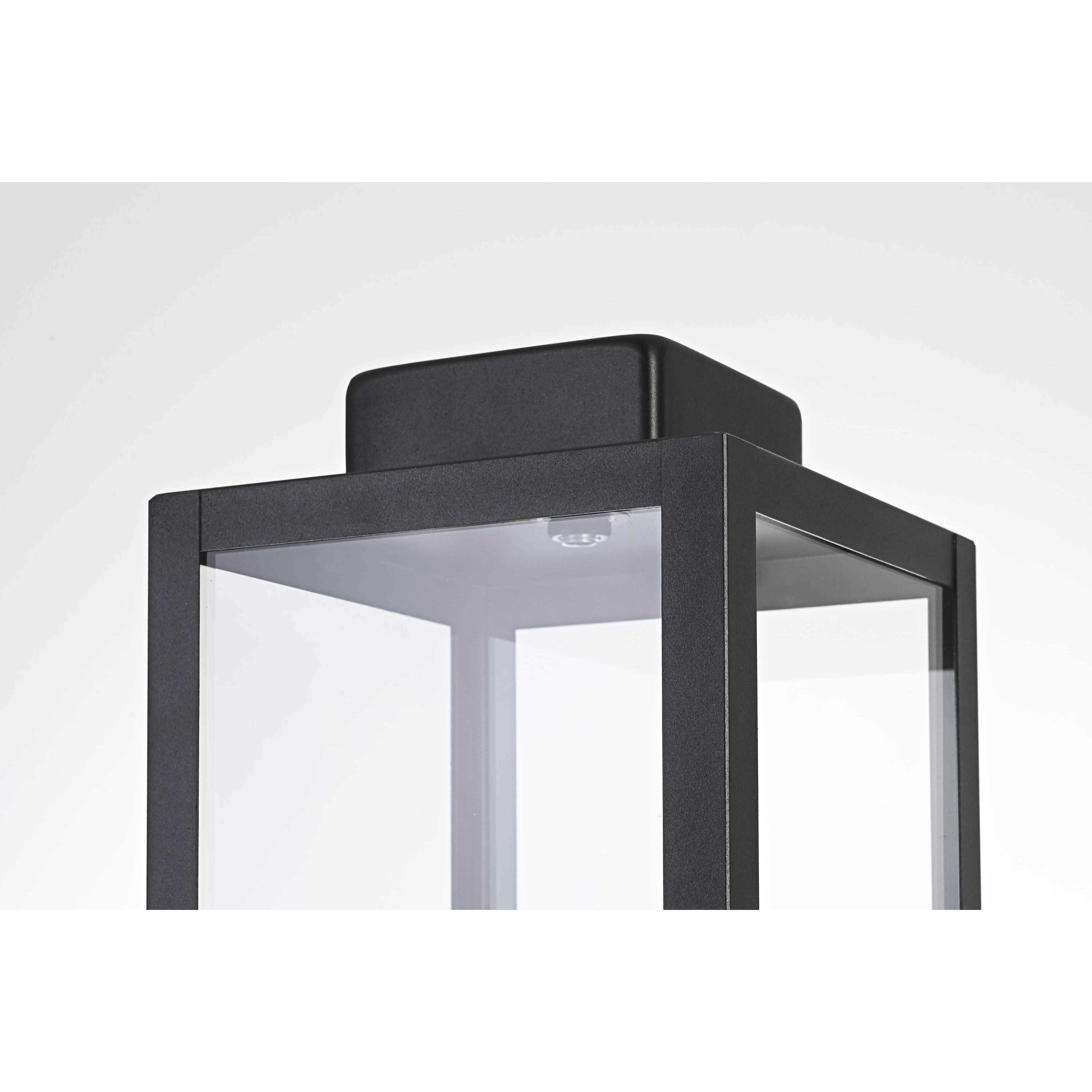 Hilton 1 Light 19 inch Black Outdoor Post Light