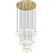 Renaud LED 40.75 inch Modern Gold Chandelier Ceiling Light