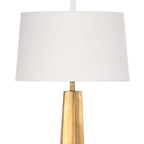 Celine 32.5 inch 150.00 watt Gold Leaf Table Lamp Portable Light
