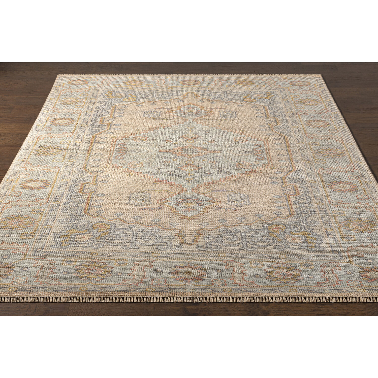 Nirvana 96 X 30 inch Dusty Coral Rug in 2.5 x 8, Runner