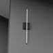 Array LED 24.5 inch Matte Black Decorative Wall Sconce Wall Light, Decorative