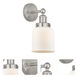 Bell 1 Light 6.5 inch Brushed Satin Nickel Sconce Wall Light