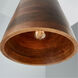 Dodd 1 Light 10 inch Medium Wood and Matte Brass Pendant Ceiling Light