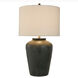 Arlo 31 inch 150 watt Distressed Black and White Table Lamp Portable Light