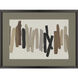 Strokes in Brown Brown and Beige and Neutral Framed Art
