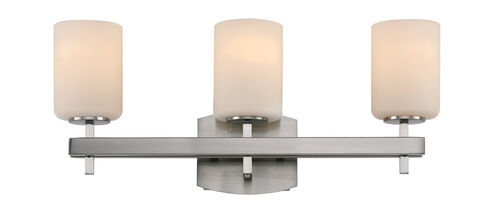 Fairfield 3 Light 22 inch Brushed Nickel Vanity Bar Wall Light