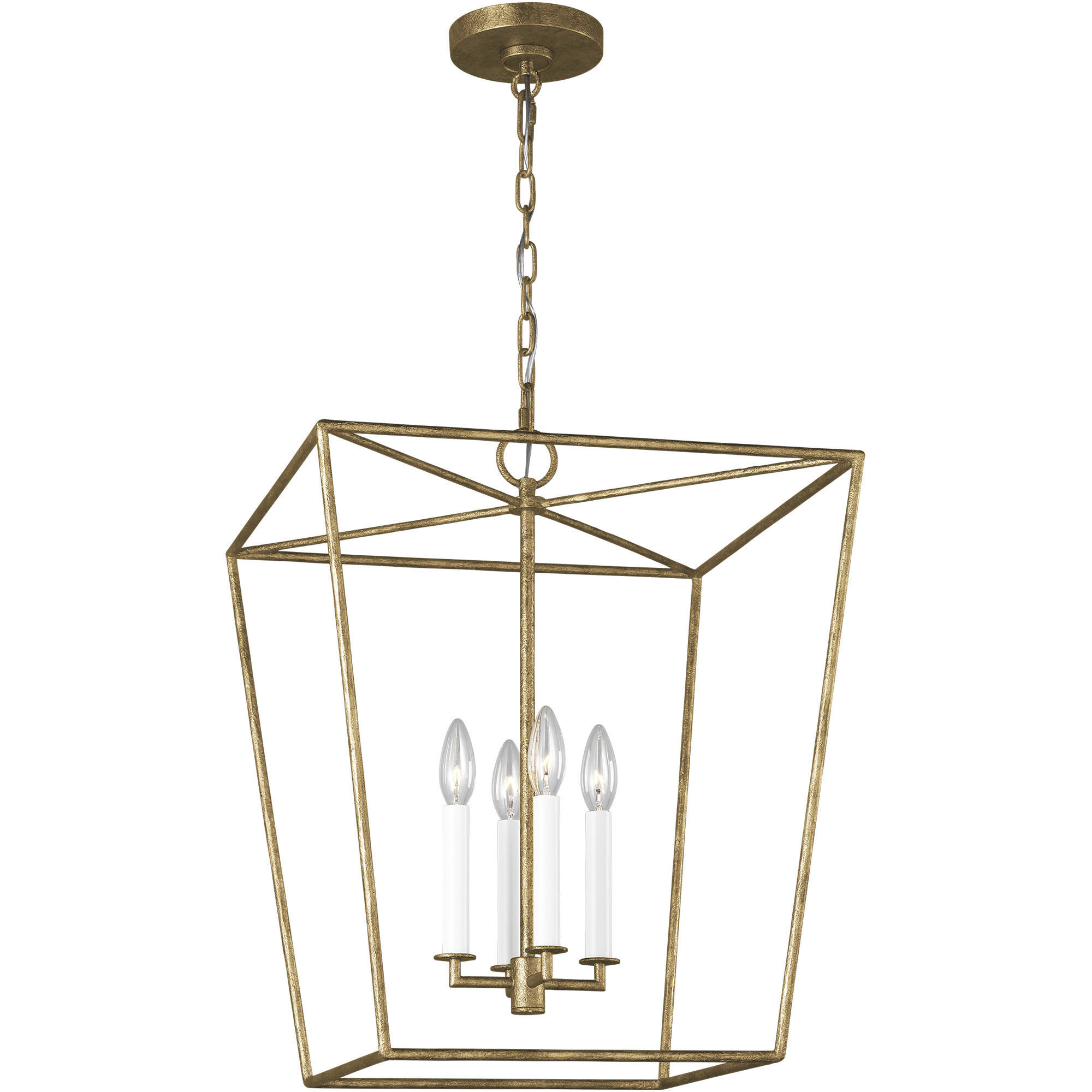 ED Ellen DeGeneres Viota 4 Light 18 inch Casted Gild Pendant Ceiling Light