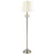 Evelyn 58 inch 150.00 watt Polished Nickel Floor Lamp Portable Light