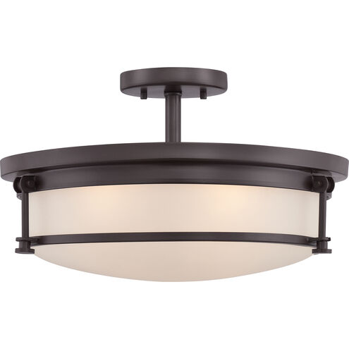 Sailor 4 Light 16 inch Western Bronze Semi-Flush Mount Ceiling Light