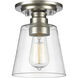 Annora 1 Light 7 inch Brushed Nickel Flush Mount Ceiling Light