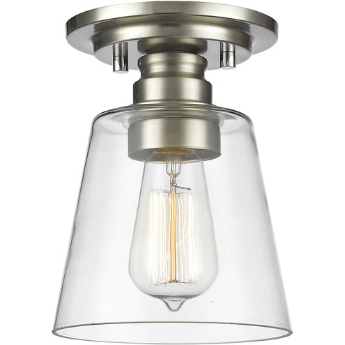 Annora 1 Light 7 inch Brushed Nickel Flush Mount Ceiling Light