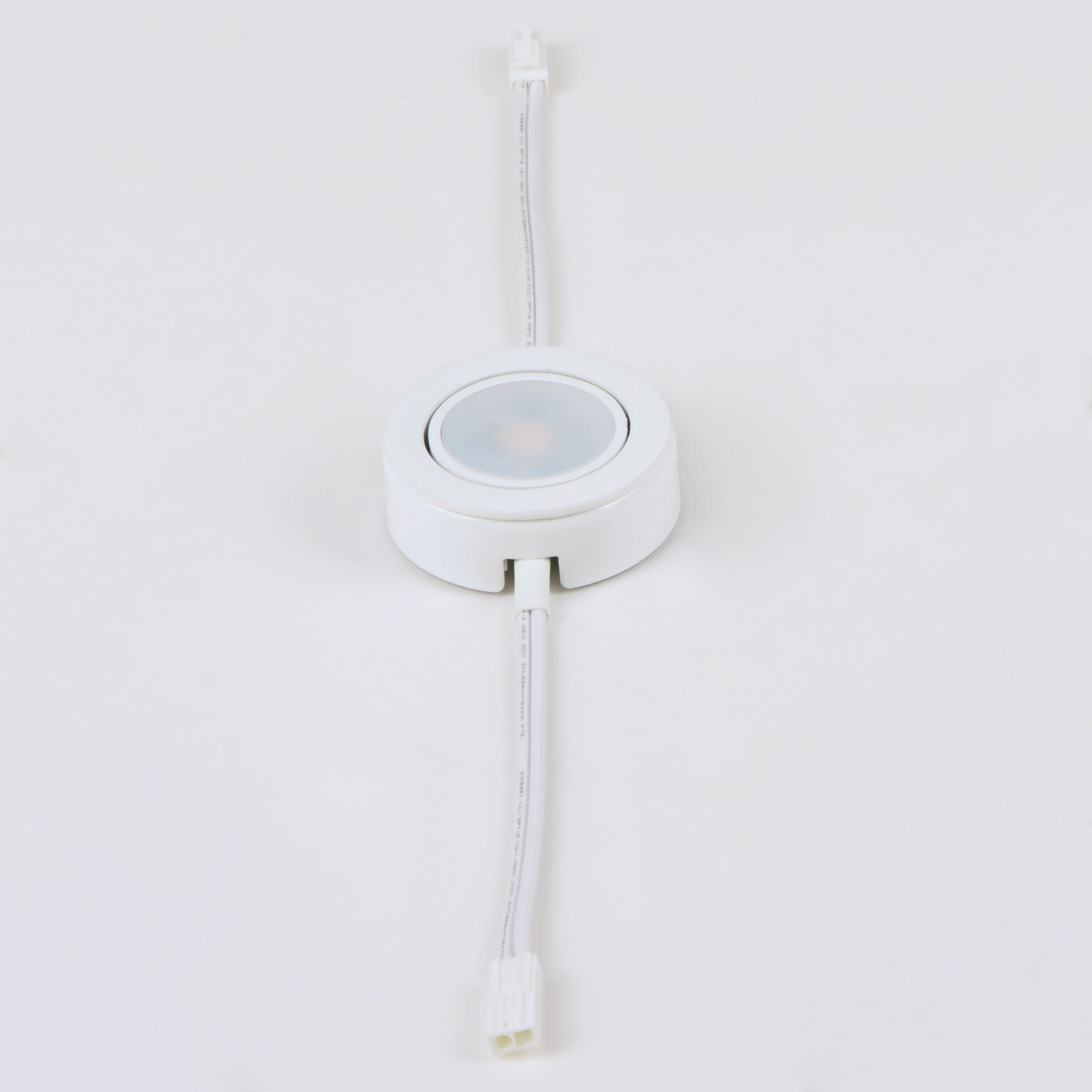 CounterMax MX-LD-AC 120 LED 2.75 inch White Under Cabinet Disc