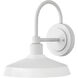 Coastal Elements Forge 1 Light 13.25 inch Textured White Outdoor Wall Mount Barn Light