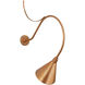 Thomas O'Brien Academy Barn Light LED 37 inch Soft Copper Anchored Larrabee Barn Light in 9" Soft Copper Conical Savannah Shade