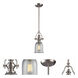 Chadwick 1 Light 7 inch Satin Nickel Mini Pendant Ceiling Light