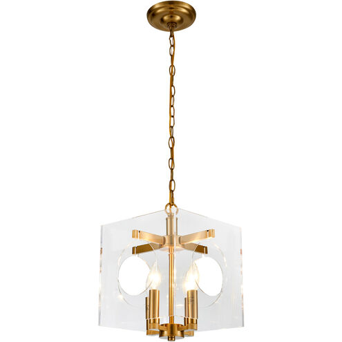 TD10 Series 4 Light 10 inch Gold Pendant Ceiling Light