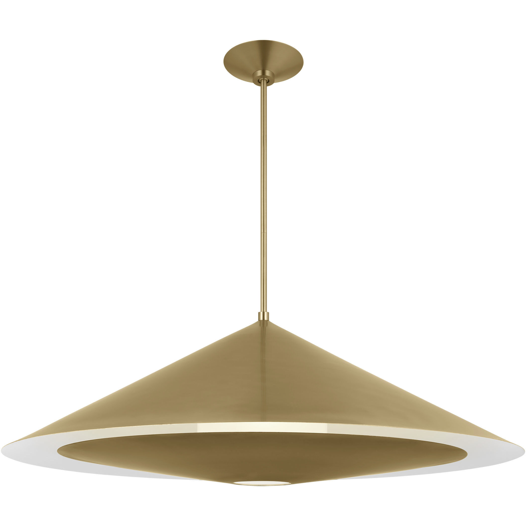 Kelly by Kelly Wearstler Echo 1 Light 36 inch Burnished Brass Pendant Ceiling Light