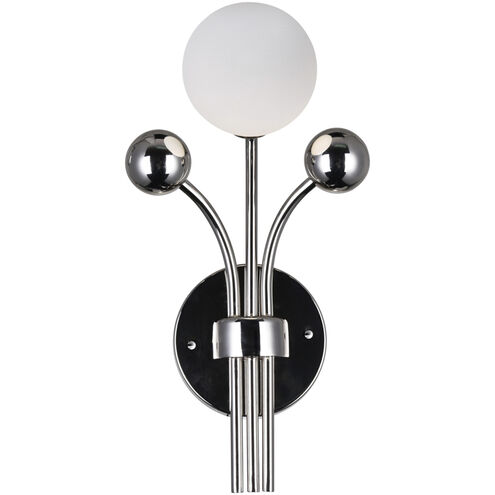 Element LED 8 inch Polished Nickel Wall Light