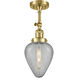 Franklin Restoration Geneseo 1 Light 7 inch Satin Gold Sconce Wall Light, Franklin Restoration