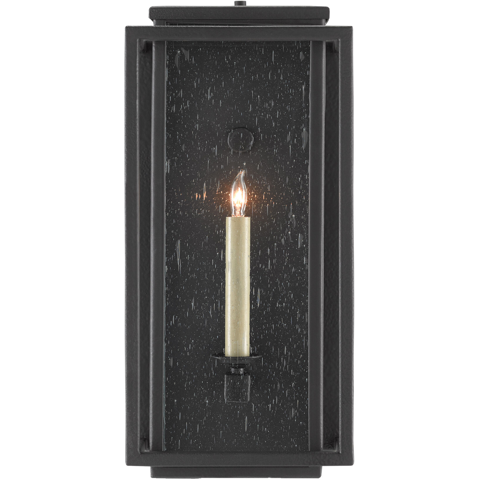 Wright 1 Light 19.5 inch Midnight Outdoor Wall Sconce, Small