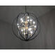 Euclid 16 Light 44 inch Spanish Bronze with Heirloom Brass Indoor Chandelier Ceiling Light
