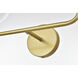 Genesis 4 Light 37 inch Brass Bath Sconce Wall Light
