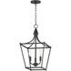Clifton 3 Light 11.5 inch Black Single Pendant Ceiling Light