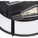 Gunther 2 Light 12.63 inch Matte Black Flushmount Ceiling Light