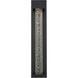 Amaris 1 Light 27 inch Black Outdoor Wall Sconce