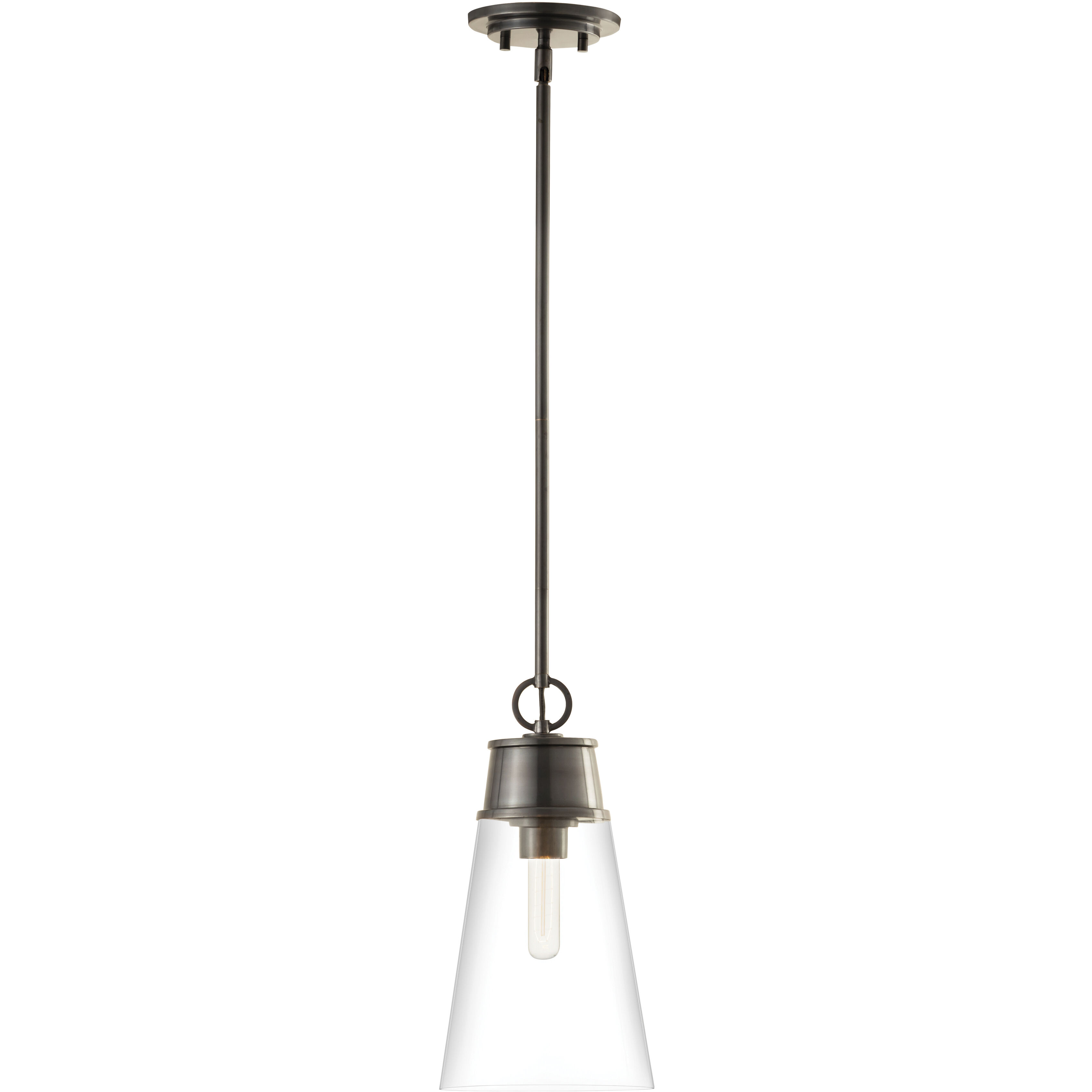 Wentworth 1 Light 7.5 inch Plated Bronze Pendant Ceiling Light