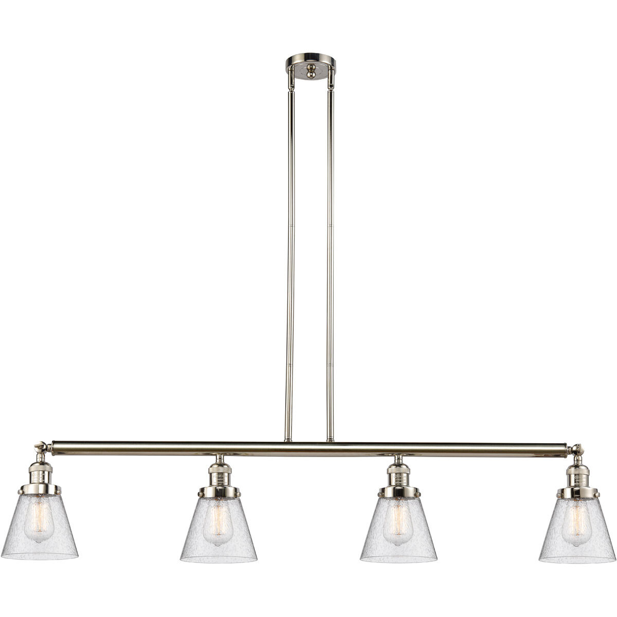 Franklin Restoration Small Cone 4 Light 50.88 inch Island Light