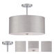 Silvain 3 Light 16 inch Chrome Flush Mount Ceiling Light
