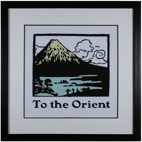 To the Orient Black Framed Wall Art