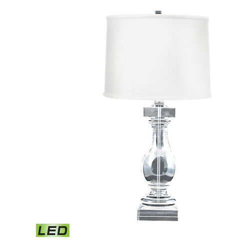Amadeus 28 inch 9.5 watt Clear Table Lamp Portable Light, Balustrade