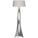 Moreau 62.6 inch 150 watt Vintage Platinum Floor Lamp Portable Light in Flax