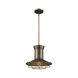 Newport 1 Light 16 inch Tin Coated Pendant Ceiling Light